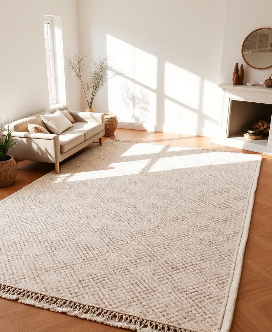 Oatmeal Hand-Knotted Rug